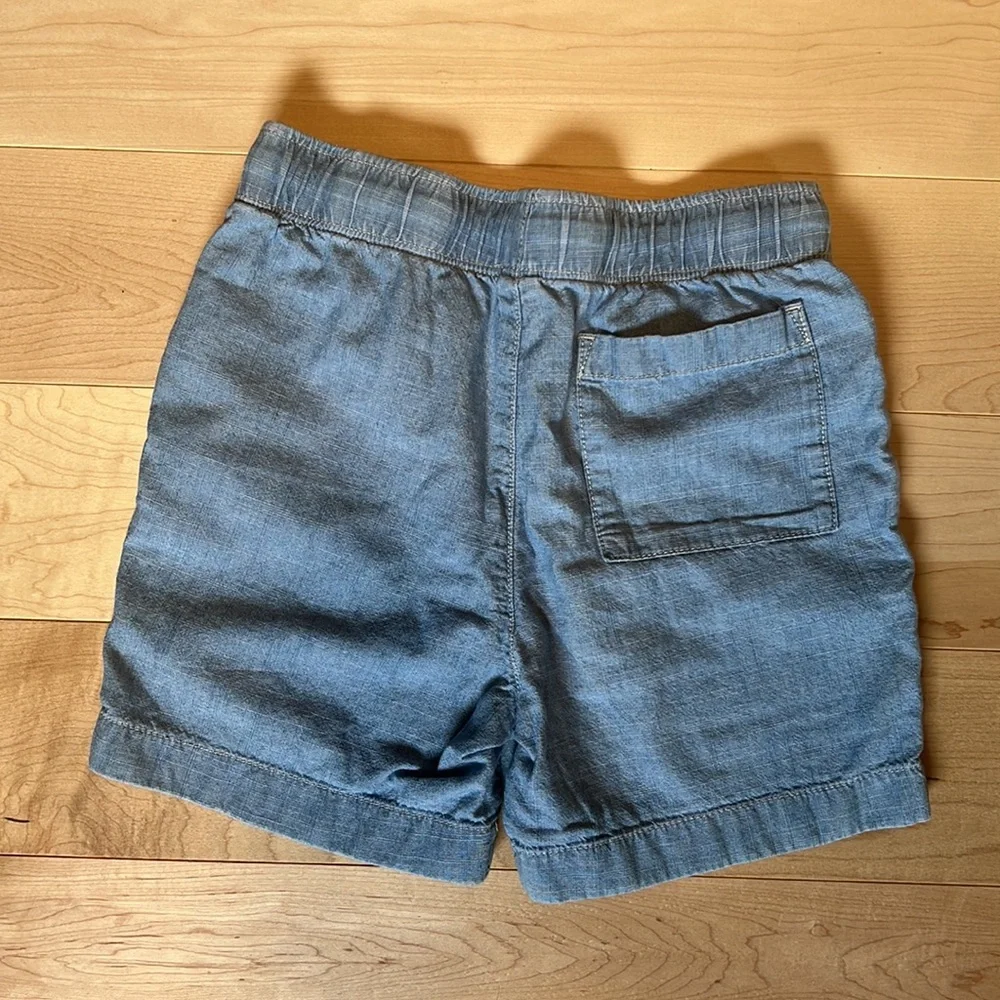 Crewcuts, Chambray Blue Pull-On Shorts, Boys 7 - Picture 2 of 3